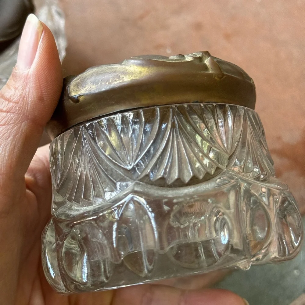 20th Century Art Nouveau Vanity Jars